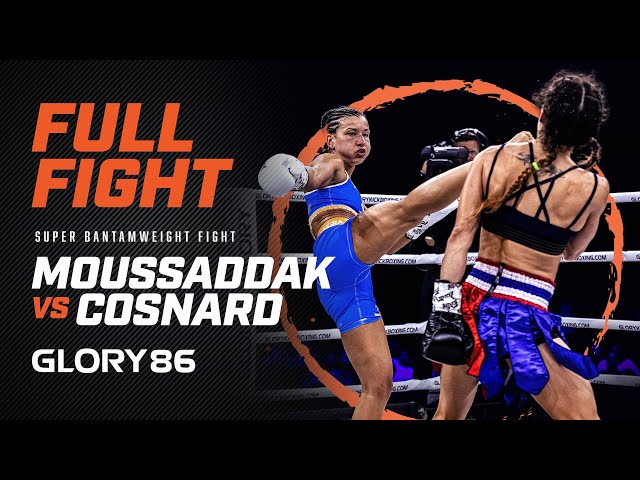 GLORY 86: Sarah Moussaddak vs. Giuliana Cosnard - Full Fight