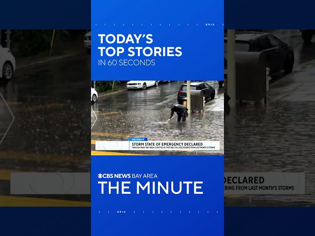 THE MINUTE: First alert weather day, storm state of the emergency, and new Oakland Police Chief