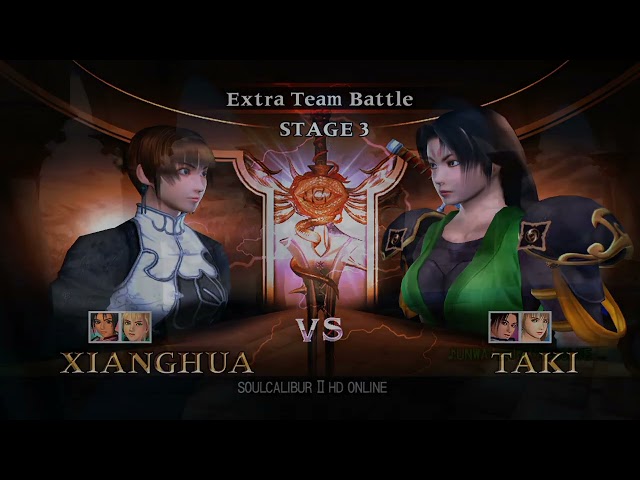 SoulCalibur ll Extra Team Battle!! (Xianghua,Cassandra & Talim)