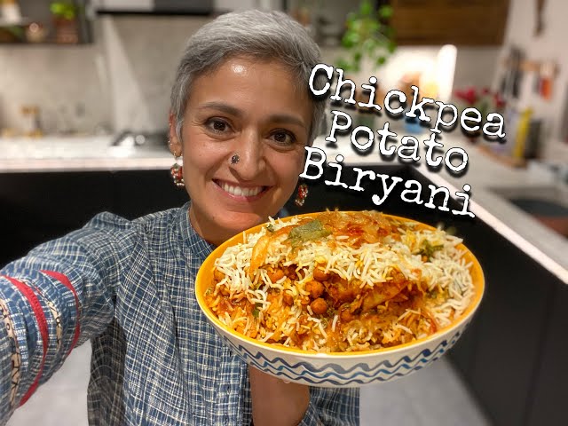 CHOLE ALU BIRYANI | Chickpea and potato Biryani | Veg Biryani | Diwali special | Food with Chetna