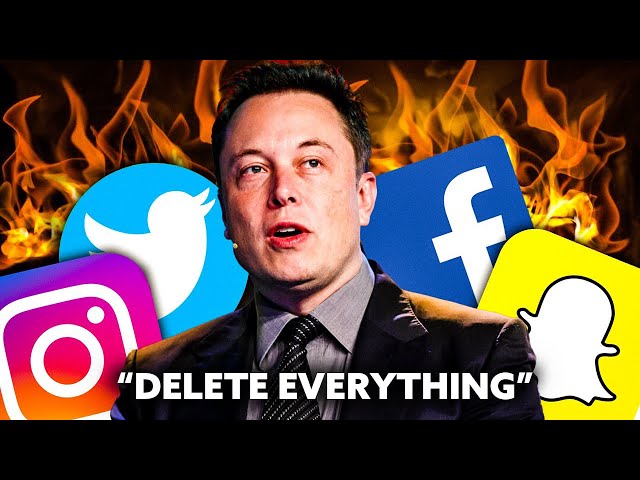 Elon Musk: "DELETE Your Social Media RIGHT NOW!" - Here's Why!