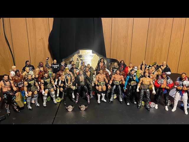 My ENTIRE Wrestling figure Belt collection!