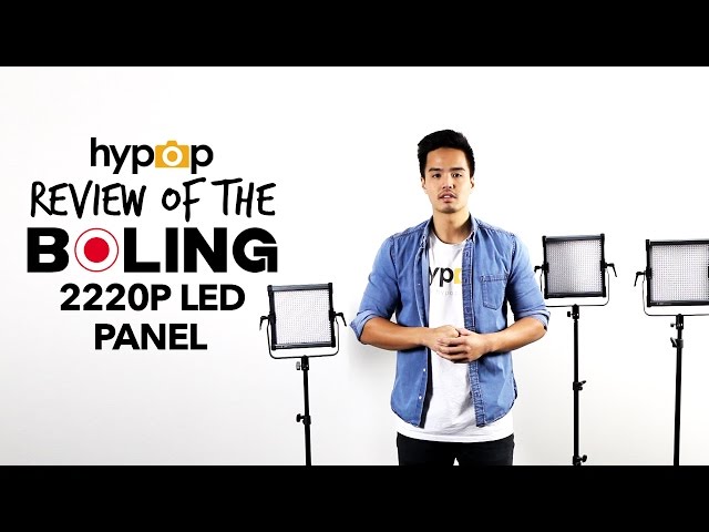 A review of the Boling 2220P LED Continuous Lighting Panel and Kit