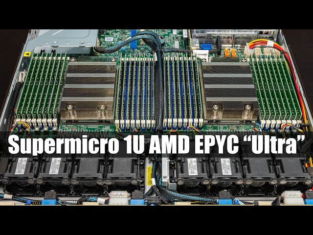 Supermicro 1U Ultra AMD EPYC 7003 Milan Server Review