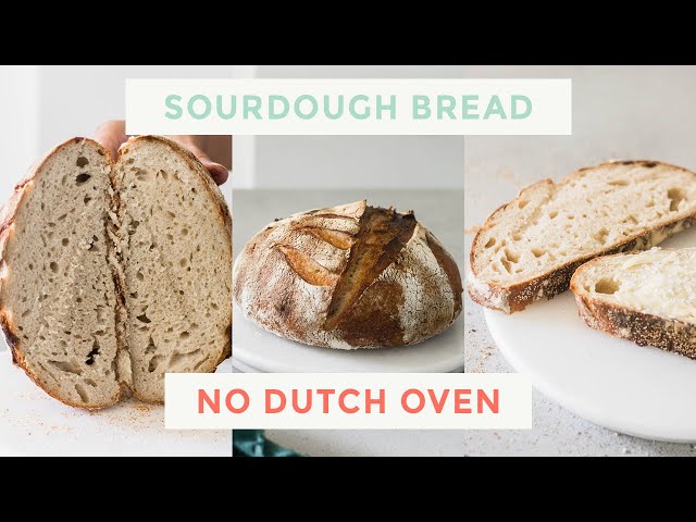 SIMPLE SOURDOUGH BREAD RECIPE FOR BEGINNERS | No Dutch Oven Bread Recipe  | No Knead Bread Recipe