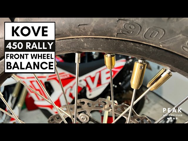 Kove 450 Rally: Front Wheel Balance 4K