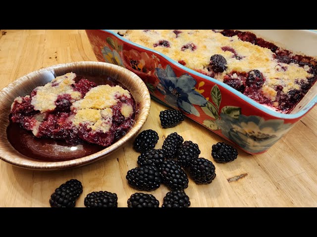 Granny's Traditional Blackberry Cobbler - 100 Year Old Recipe - Extra Yummy! - The Hillbilly Kitchen