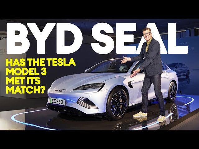 BYD Seal FIRST LOOK: better than a Tesla Model 3?