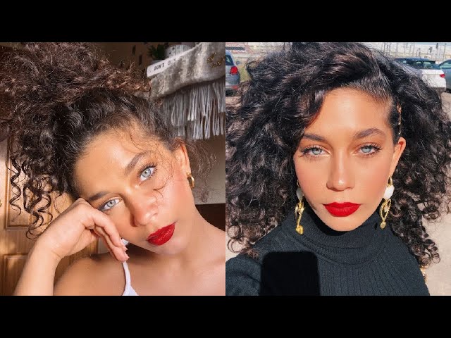7 LAZY HAIRSTYLES FOR CURLY HAIR | Back to school, work | Jayme Jo