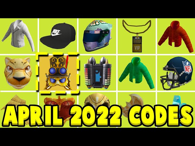 ALL NEW APRIL 2022 ROBLOX PROMO CODES! New Promo Code Working Free Items Events (Not Expired)