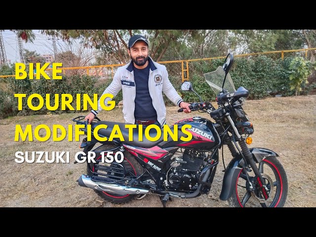 Bike Touring Modifications  | Suzuki GR 150