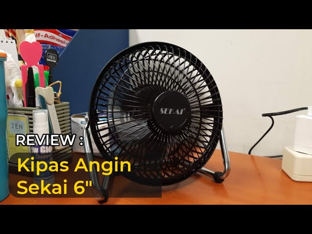 Review Kipas Angin SEKAI 6 inch | High Velocity Fan HDO 615-S