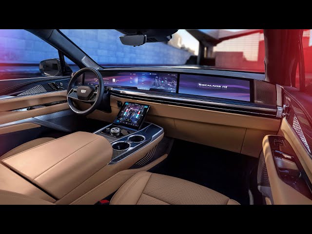 Cadillac Escalade IQ: Diagonal ride, huge battery and luxurious interior