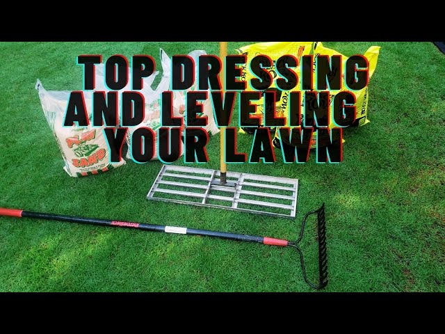 How to top dress your lawn and being prepared for the labor