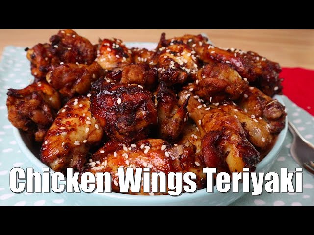 Authentic & Classic Japanese Style Teriyaki CHICKEN WINGS: with Extra Chilli | Summer Chicken Dish