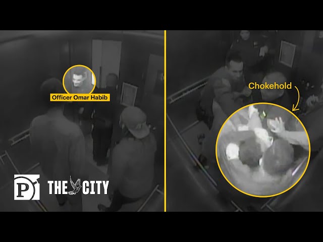 Evidence: NYPD Officer Omar Habib Uses a Prohibited Chokehold on Black Man in Elevator