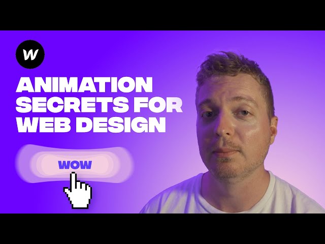 12 Principles to make your Webflow Animations look Pro