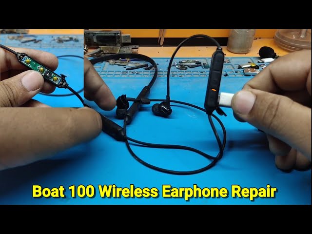 Boat 100 Wireless Earphone Not Working or Red Light Blinking Repair