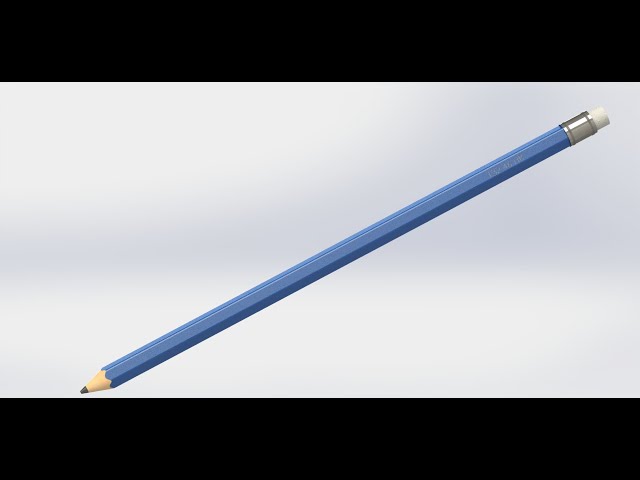 Learning Solidworks - Creating a Pencil