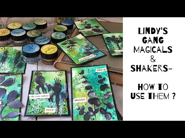 How to use Magicals & Shakers by Lindy's Gang - set of ATCs by Asia Marquet