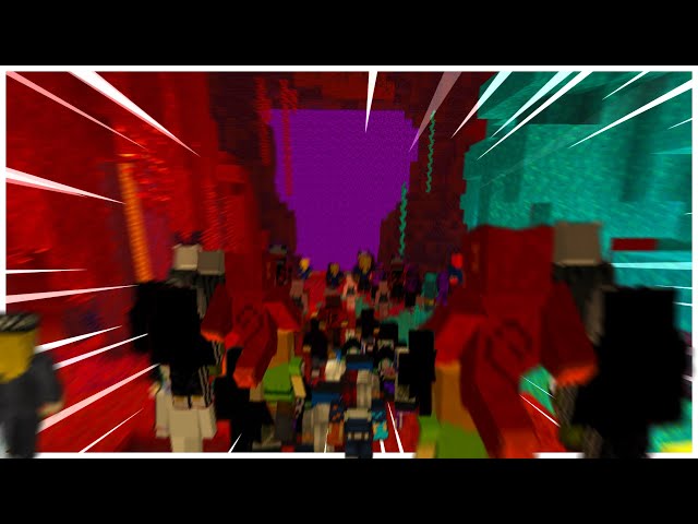 So I Forced 100 Minecraft Players to Escape the Nether