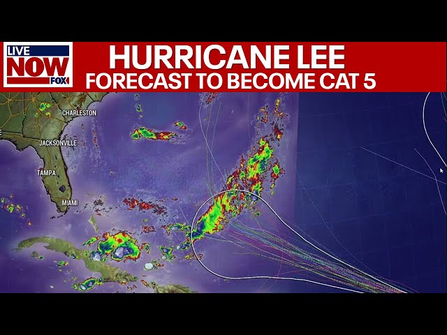 Hurricane Lee intensifies into Category 2, forecast to become Category 5 storm | LiveNOW from FOX