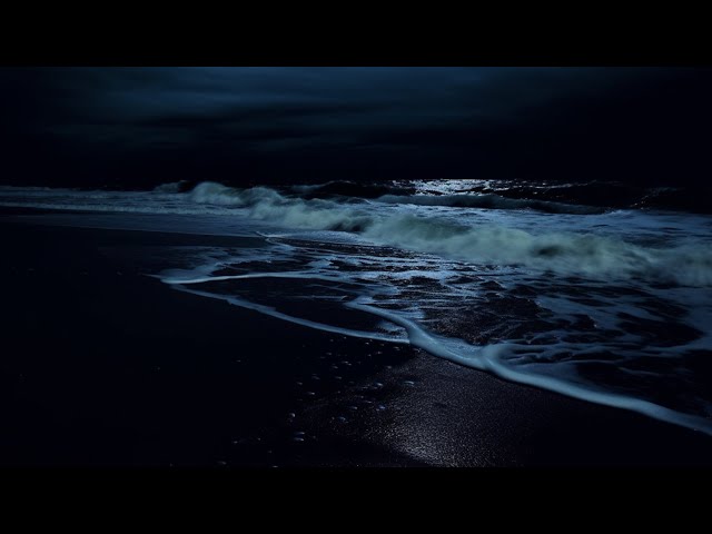 Ocean Waves for Relaxation | Ocean Sounds For Deep Sleeping With A Dark Screen And Rolling Waves