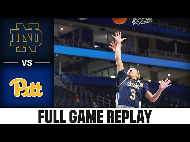 Notre Dame vs. Pitt Full Game Replay | 2023-24 ACC Women’s Basketball