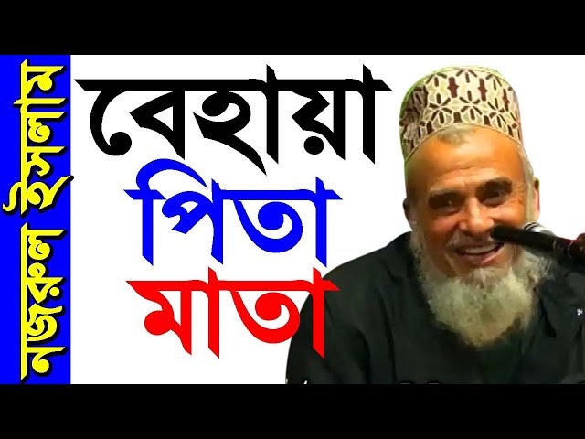Bangla waz Sayed nazrul islam waz 2019 – নজরুল ইসলাম ওয়াজ মাহফিল পিতা মাতা – new waz bangla 2019