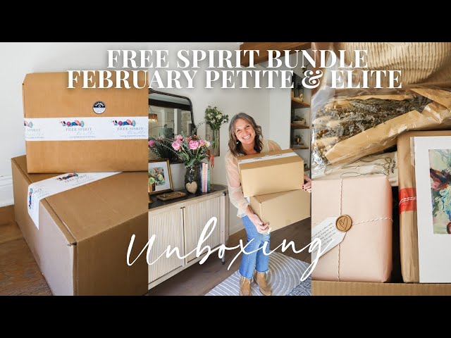 Free Spirit Bundle February 2024 Unboxing || Spring Home Decor Subscription Box.