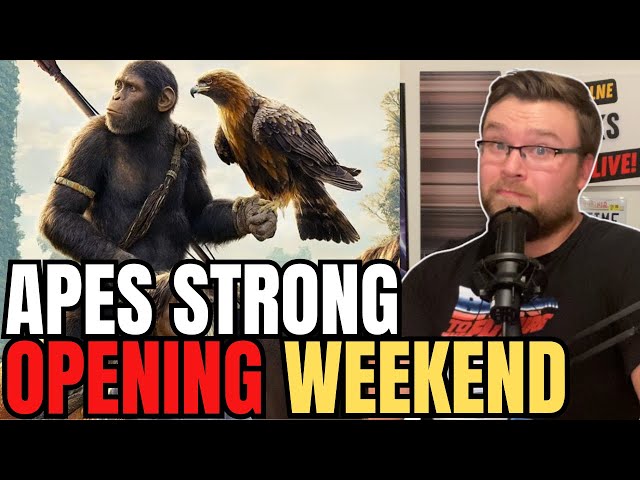 “Kingdom of Apes” Does STRONG Opening Weekend: 2nd Biggest of Franchise History