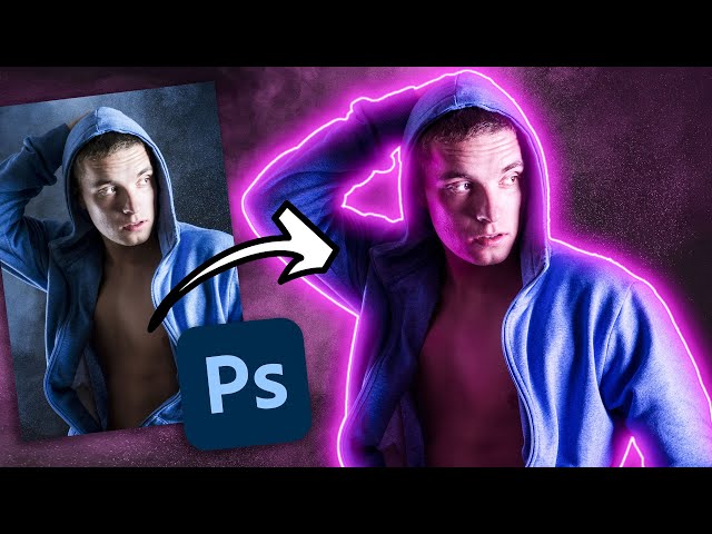Photoshop Tutorial: How to Create a GLOWING Neon Outline