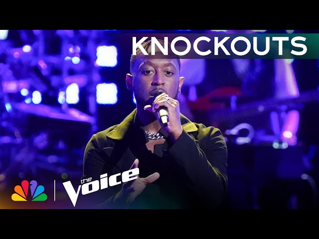 Deejay Young Is Genuine with "Breakin' My Heart (Pretty Brown Eyes)" | The Voice Knockouts | NBC