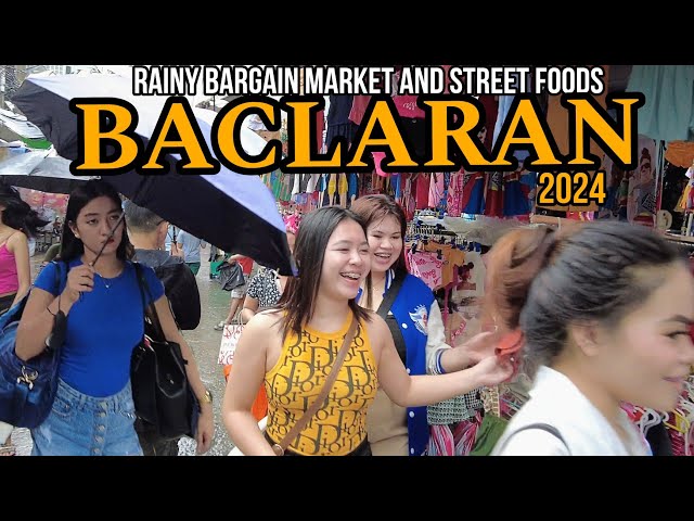BACLARAN MARKET WALKING TOUR 2024 | Wet Walk Around Baclaran Pasay & Parañaque | Metro Manila [4K]