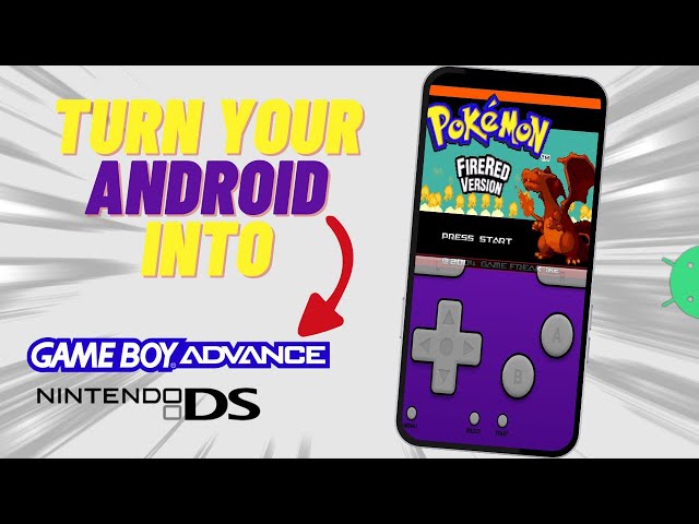 How to play GAME BOY and NINTENDO DS games on Android with SKINS!! - GBA & NDS emulators
