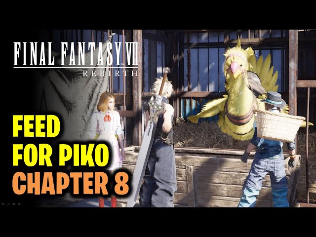 Chapter 8: How to Find Feed for Piko | Final Fantasy 7 Rebirth