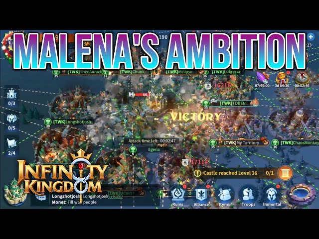 Malena's Ambition Level 6 City Defence! - Infinity Kingdom