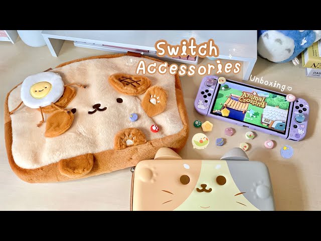 Nintendo Switch - Cute Accessories Unboxing 🚏🐈 | Ft.Geekshare