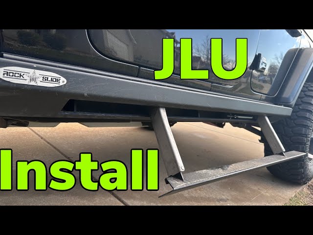 Rock Slide engineering step sliders Jeep JL / JT