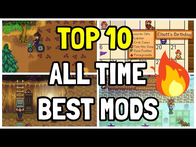 The Top 10 All Time MOST Popular Mods Ever in Stardew Valley!