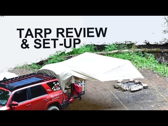 Tarp for Overlanding/ Car Camping, Review & Set-Up, Roadhouse Tarp from Slumberjack
