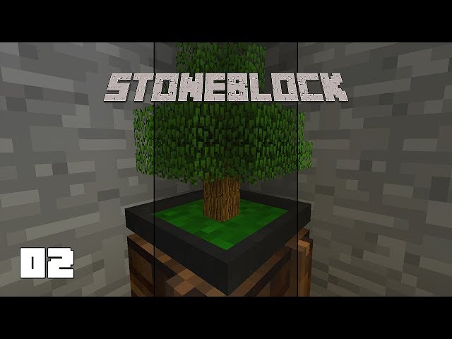 StoneBlock EP2 Mob Farm + Bonsai