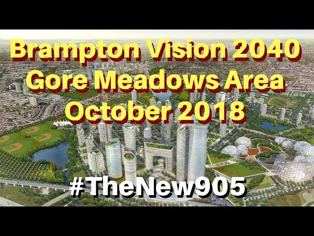 City of Brampton - Gore Meadows - Nurturing Neighbourhoods tour.  #Vision2040 #TheNew905