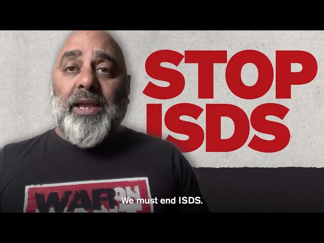 STOP ISDS! The fossil fuel industry's secret weapon against climate justice.