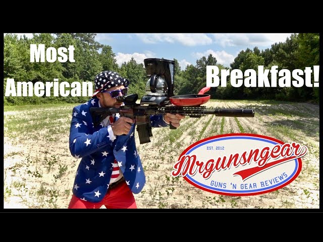 Most American Breakfast Ever! Cooked On An AR-15 🇺🇸