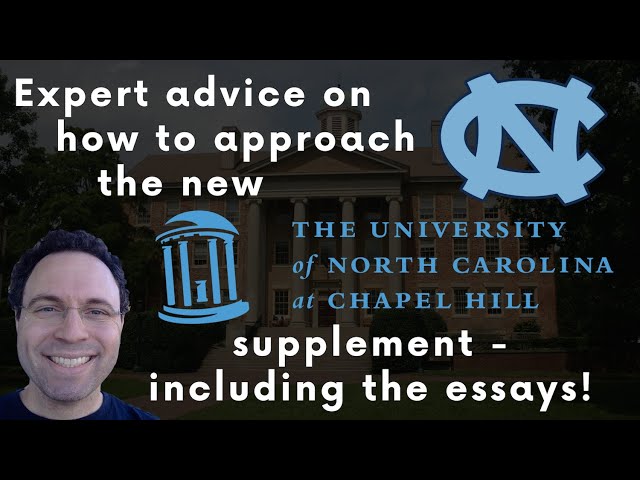 UNC Chapel Hill 2023-2024 Supplement - What You Need to Know