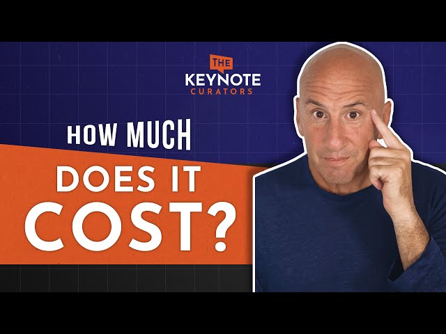 How Much Does It Cost to Work With a Speakers Bureau?