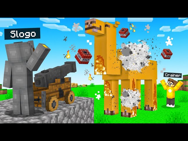 Slogo DESTROYED My STATUE In Minecraft! (Squid Island)