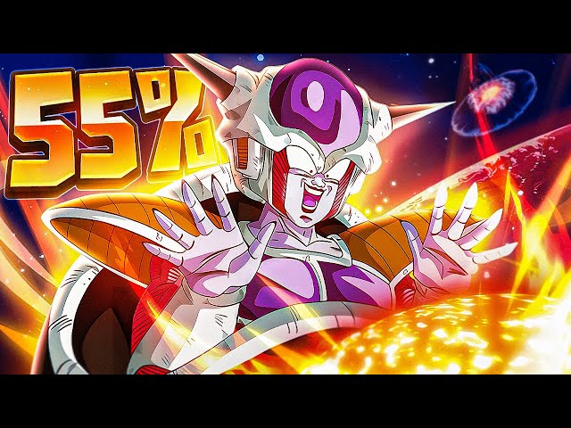 (Dokkan Battle) 55% LEVEL 1 LINKS DOKKANFEST AGL 1ST FORM FRIEZA COMPLETE OVERVIEW AND SHOWCASE!
