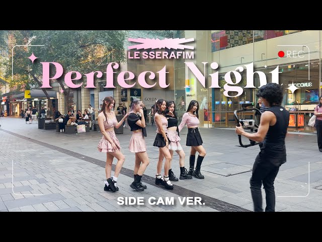 [KPOP IN PUBLIC][SIDE-CAM VERSION] LE SSERAFIM (르세라핌) "Perfect Night" Cover by CRIMSON 🥀 | Australia